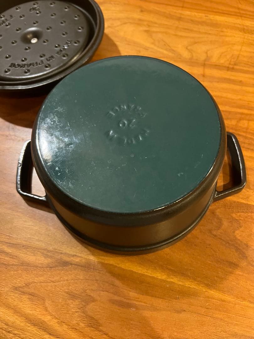 STAUB ストウブ ピコ・ココット ラウンド 20cm ブラック