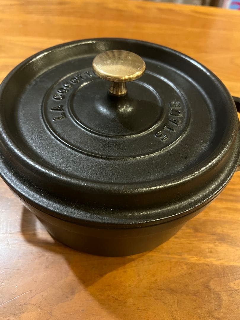 STAUB ストウブ ピコ・ココット ラウンド 20cm ブラック