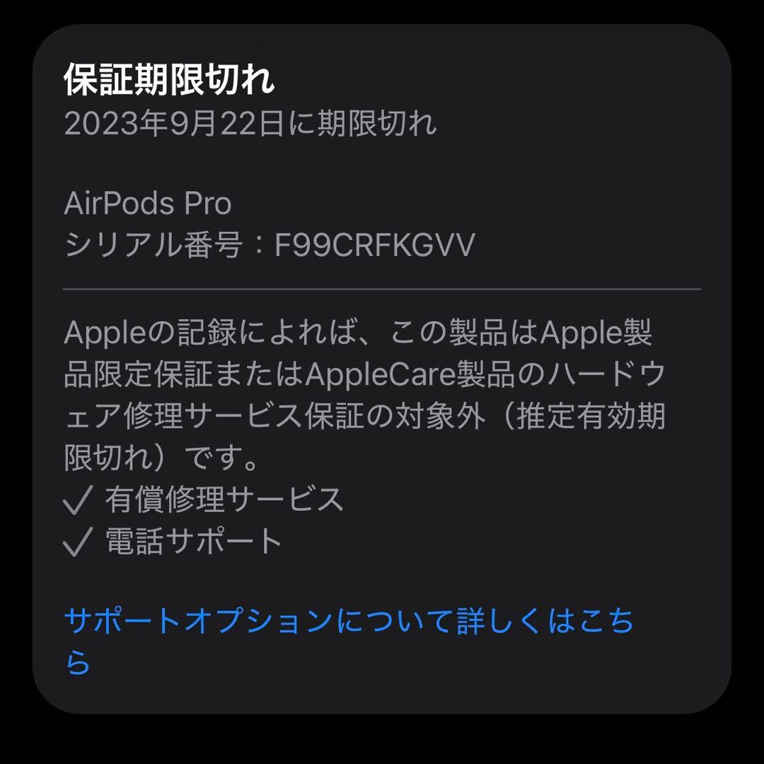 美品！AirPods Pro 2 本体 箱・充電ケース付き