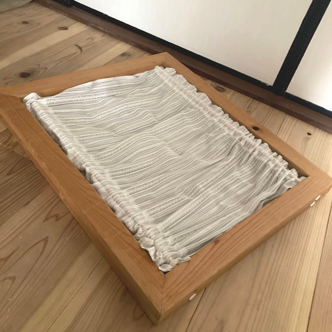 カントリー家具　フレンチ　レースのパーテーション