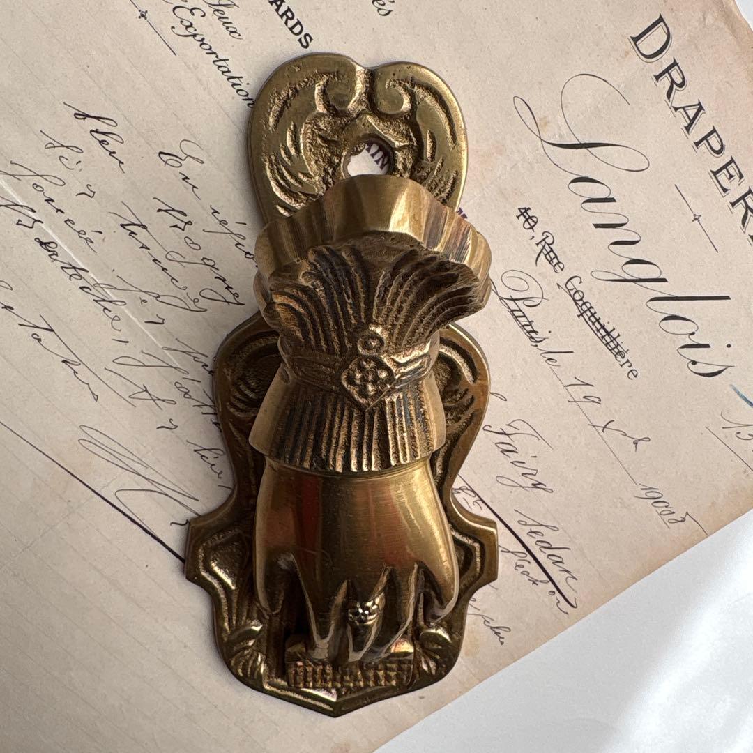 アンティーク　貴婦人の手　ハンドクリップ