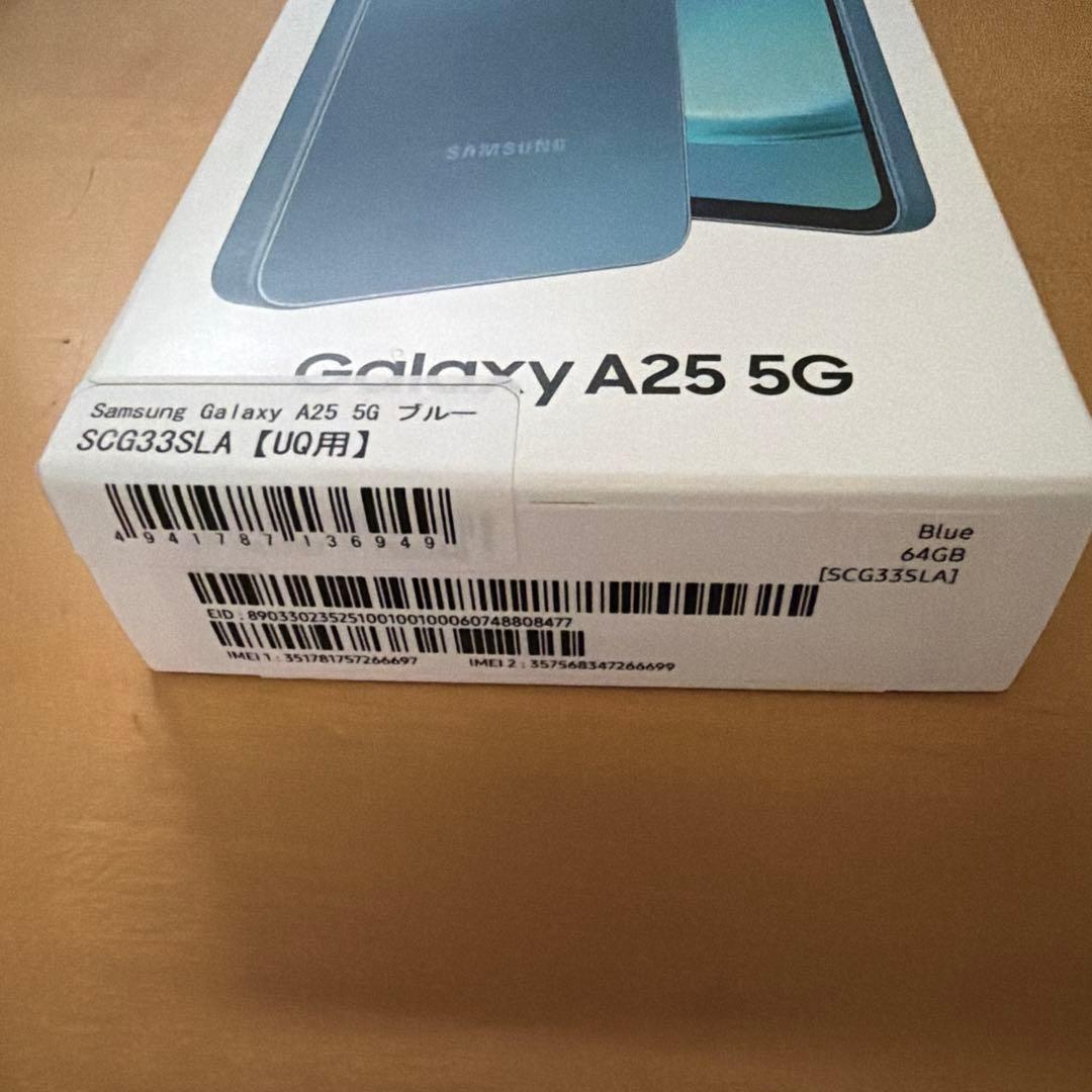 Samsung Galaxy A25 5G 64GB ブルー