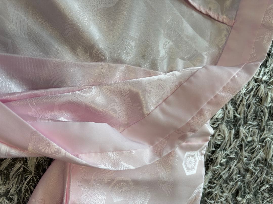 七五三　7歳　四つ身　着物　正絹　総絞り