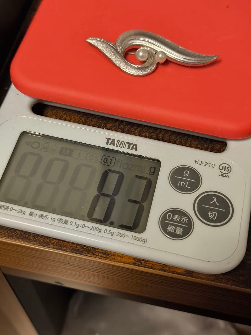 MIKIMOTO ミキモト アコヤ真珠 パール ヴィンテージ　ブローチ