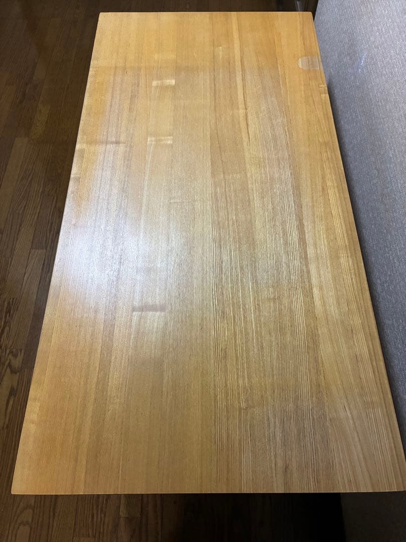 無印良品 タモ材デスク 学習机 木製机 引き出し付 110×55cm