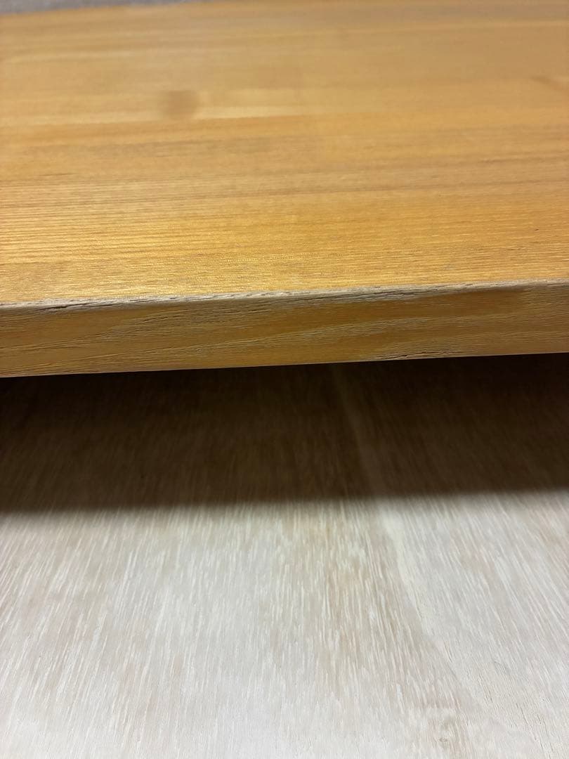 無印良品 タモ材デスク 学習机 木製机 引き出し付 110×55cm