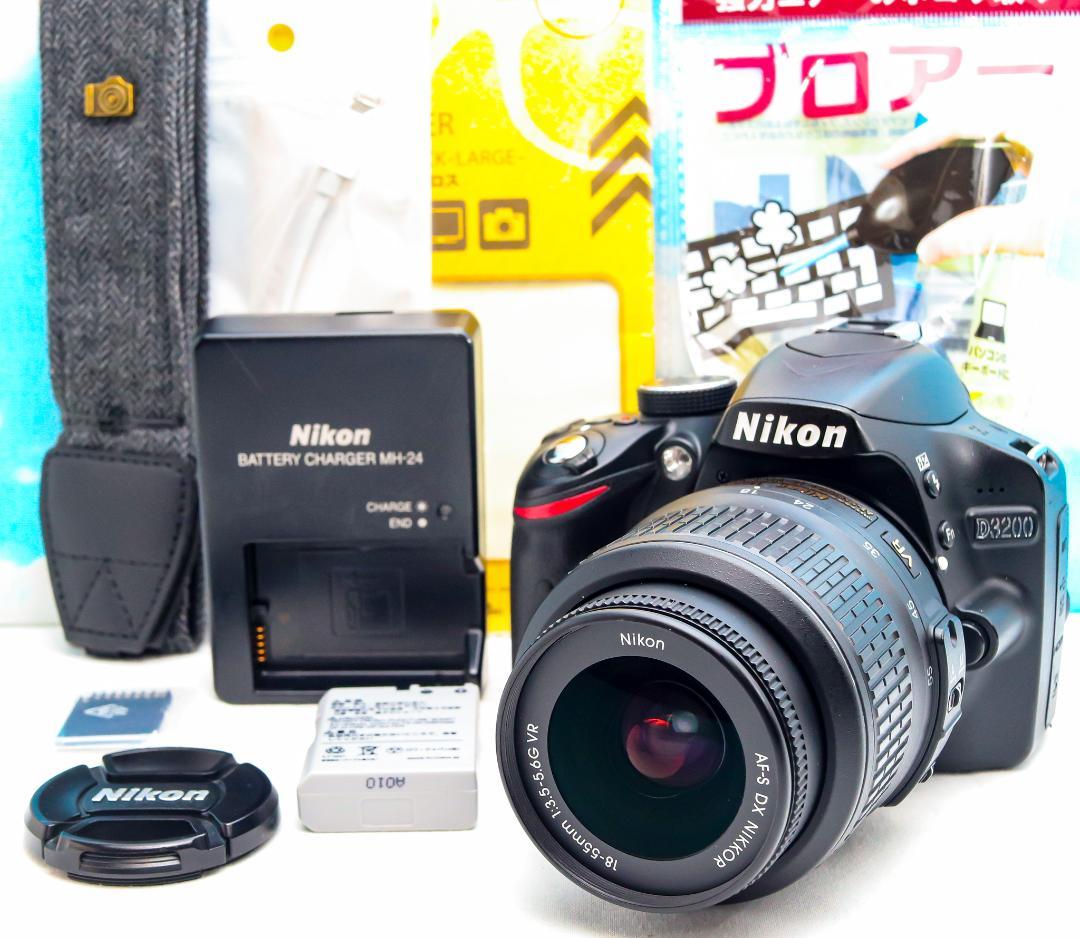 高画質一眼レフ⭐️Nikon D3200⭐️スマホ転送できる♪⭐️動画撮影可