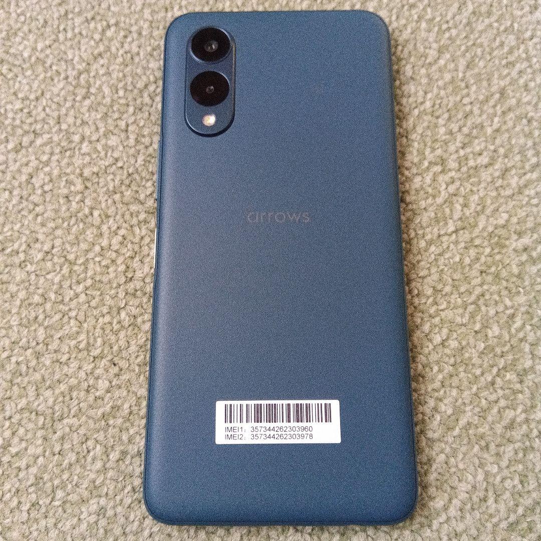 未使用新品 au FCNT arrows We2 FCG02 ネイビー 指紋認証