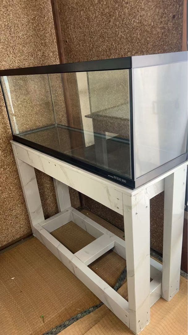 引き取り限定⇒KOTOBUKI WIDE900 ガラス水槽 と台のセット