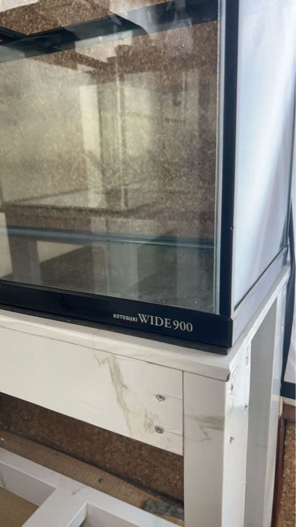 引き取り限定⇒KOTOBUKI WIDE900 ガラス水槽 と台のセット