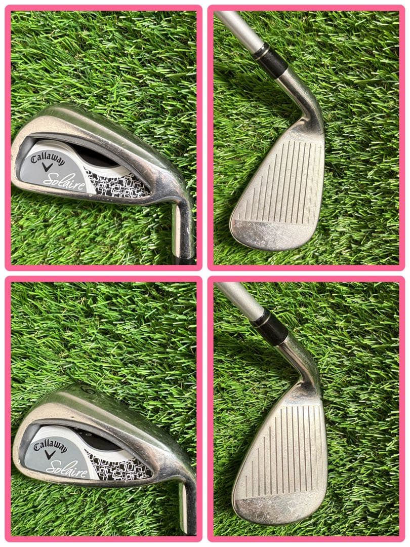 レディース！キャロウェイSOLAIREソレイルアイアンセット4本L