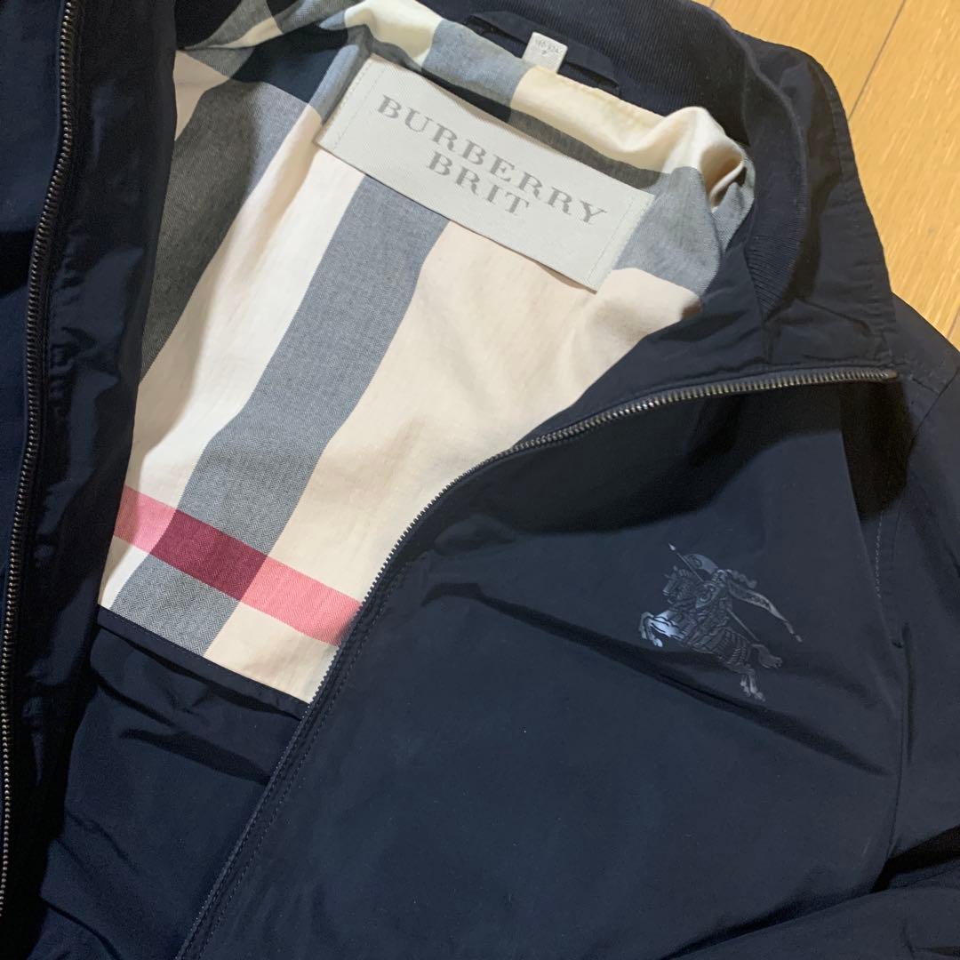 BURBERRY BRIT BLACKナイロンジャケット