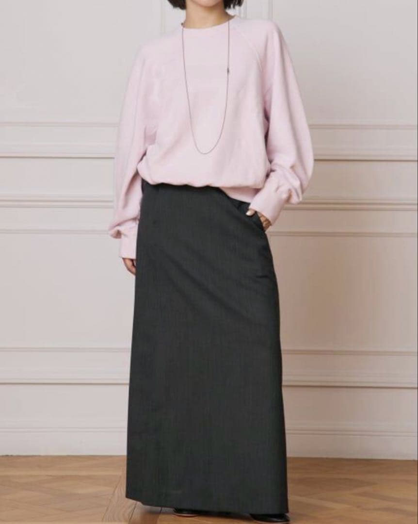 【美品】〈IENA LA BOUCLE〉カーブスリーブスウェット