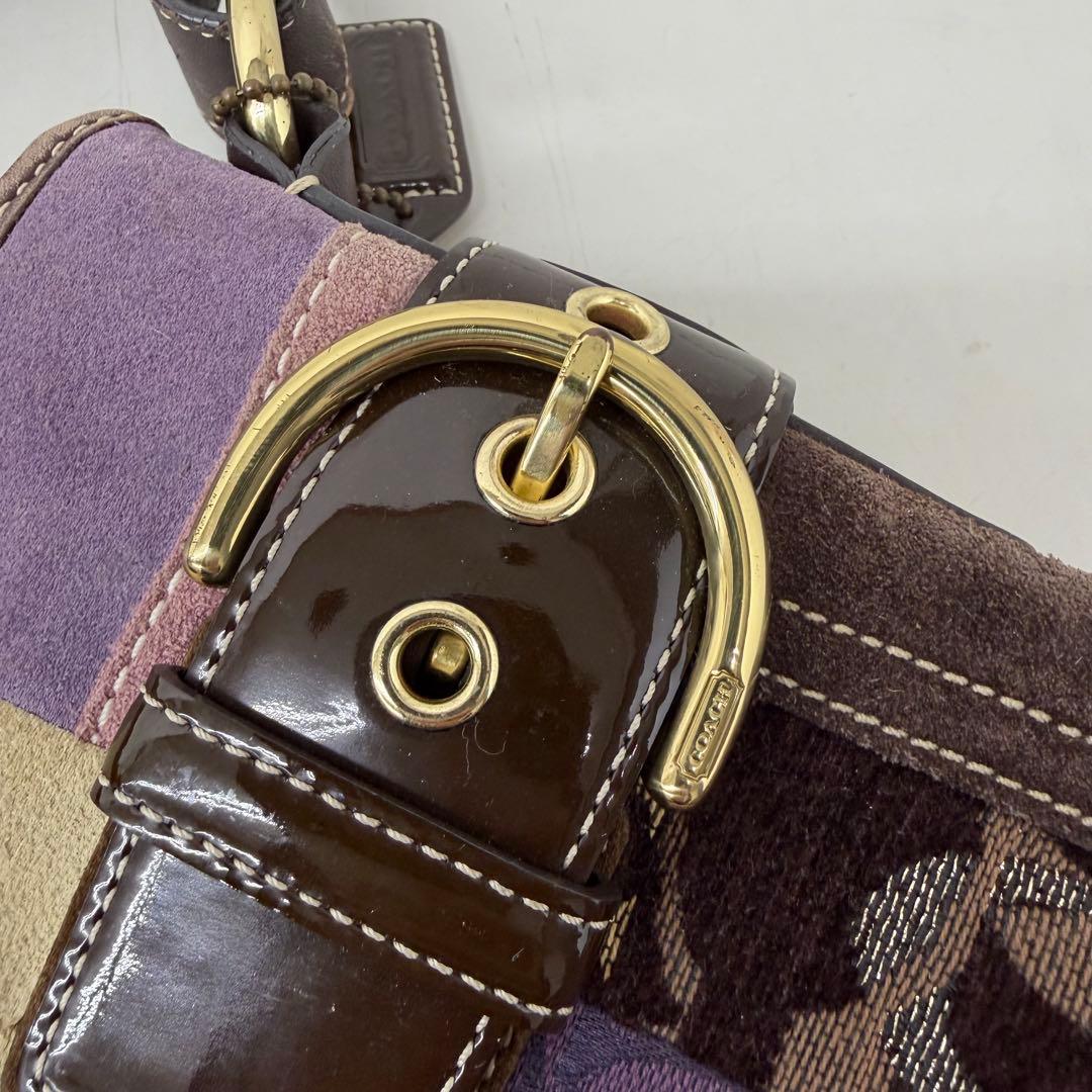 パッチワークショルダーバッグ　コーチ　coach