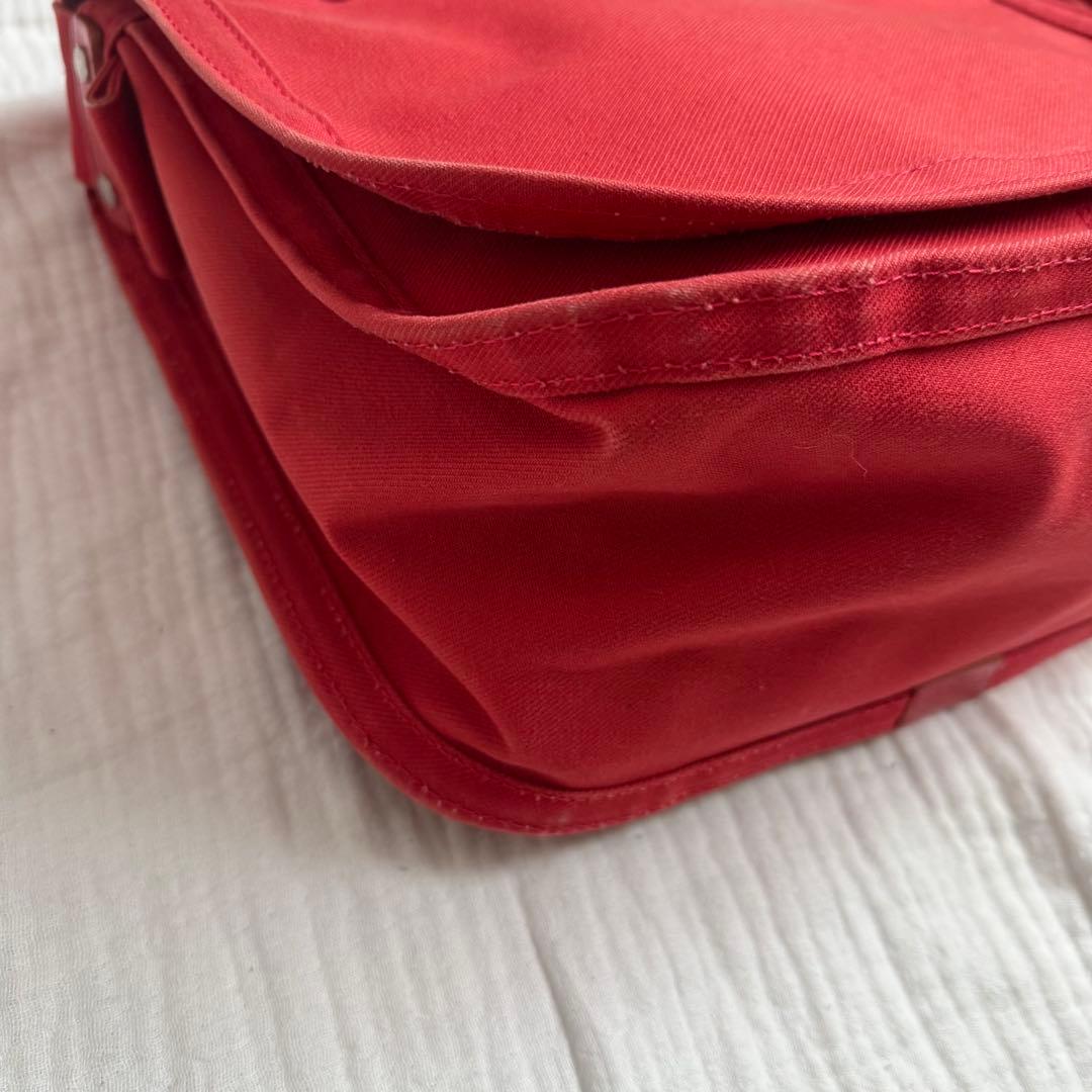 美品☆PORTER GIRL ポーター ショルダーバック 肩掛け 赤 ネイキッド