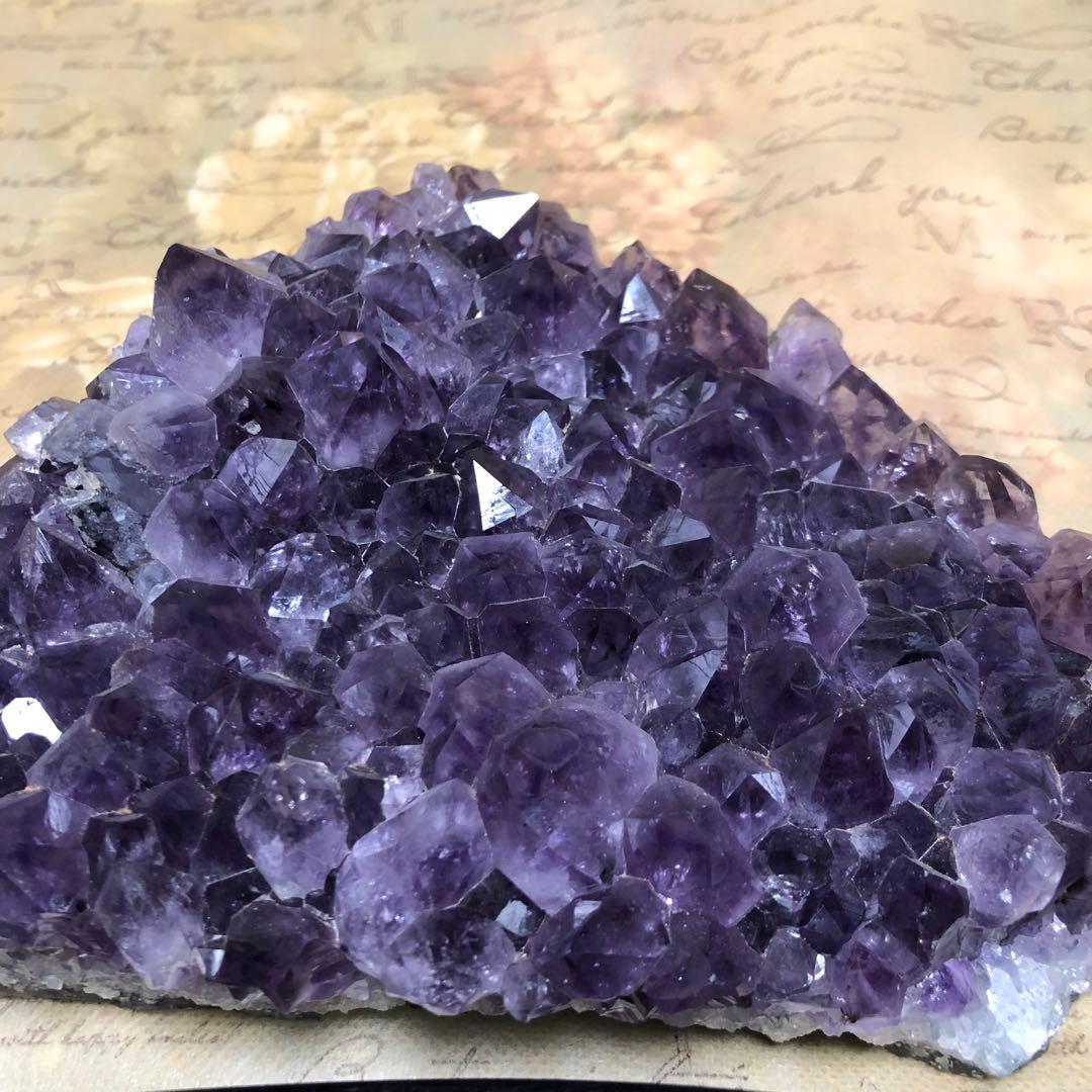 アメジストクラスター　台座付き　2kg パワーストーン