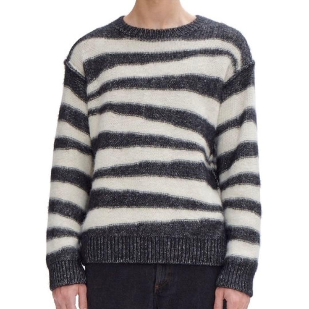 [A.P.C.] PULL SEBASTIEN - 総柄ニットプルオーバー