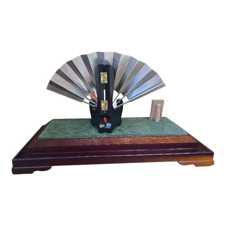 純銀 武比古作 扇子 工芸品