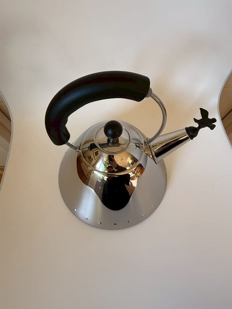 【新品・未使用】ALessi ステンレスやかん 鳥の注ぎ口 マイケル・グレイブス