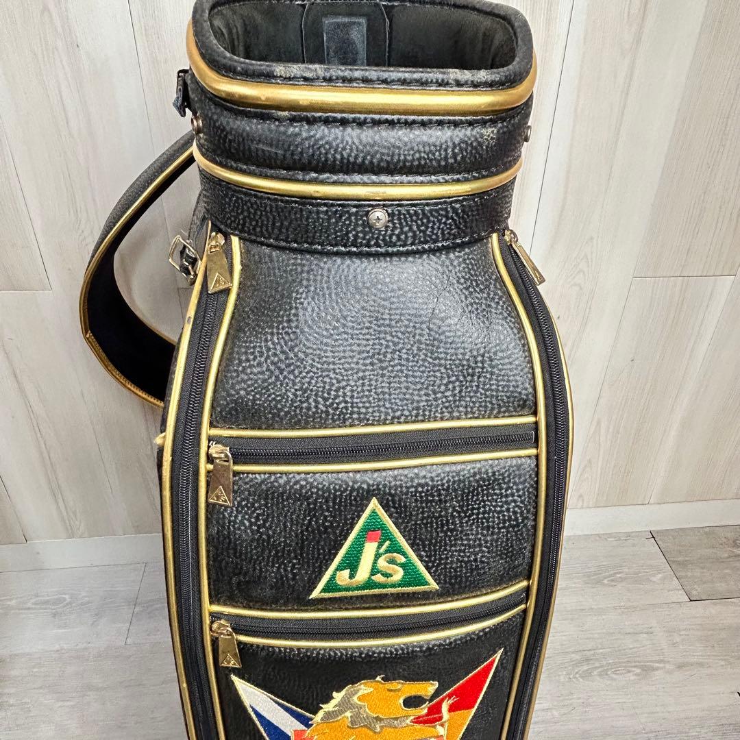 【ジャンボ尾崎】J's WORLD STAGE マッスルブラック　ゴルフバッグ