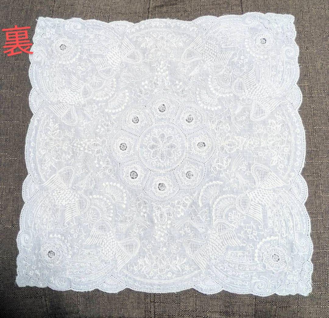 【美品】【希少】スワトウ　ハンカチ　汕頭　高級ハンカチ　鳳凰