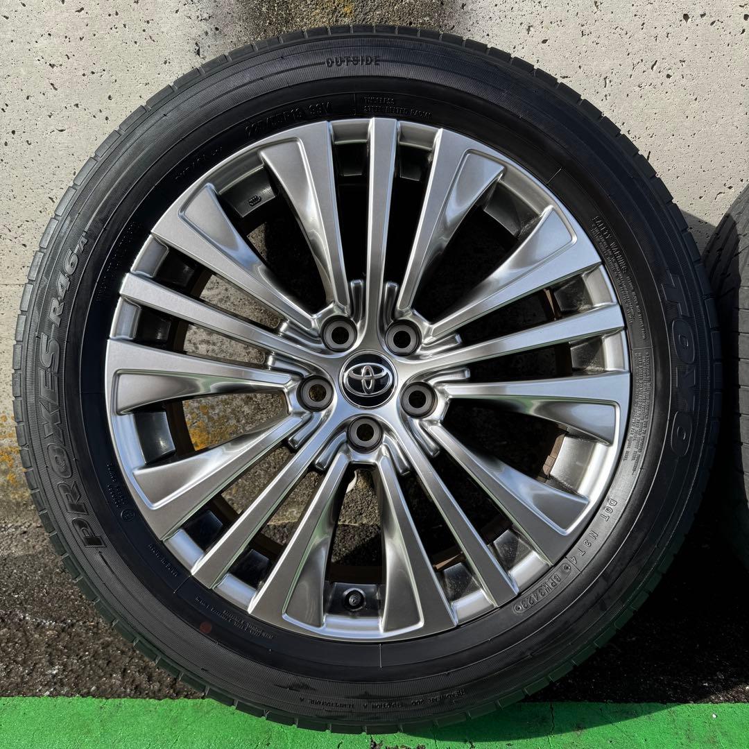 TOYOTA HARRIER Zグレード 純正19インチ タイヤホイールセット