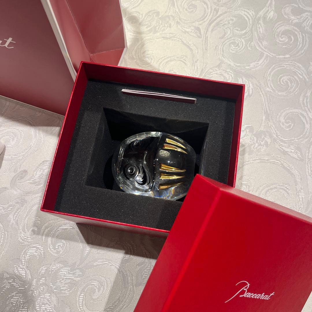 Baccarat ダルマ 置物