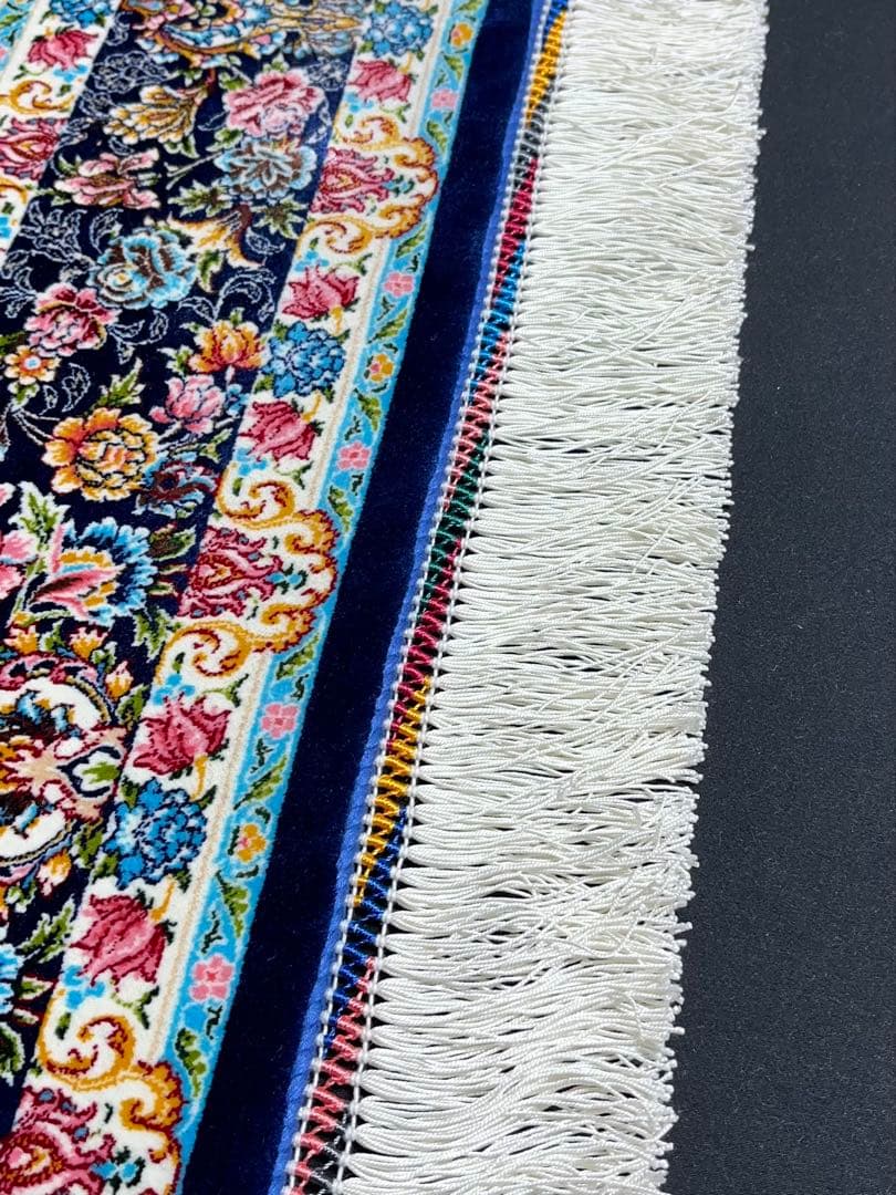 最高級 ペルシャ絨毯シルク イラン クム産 約225万ノット102×153cm