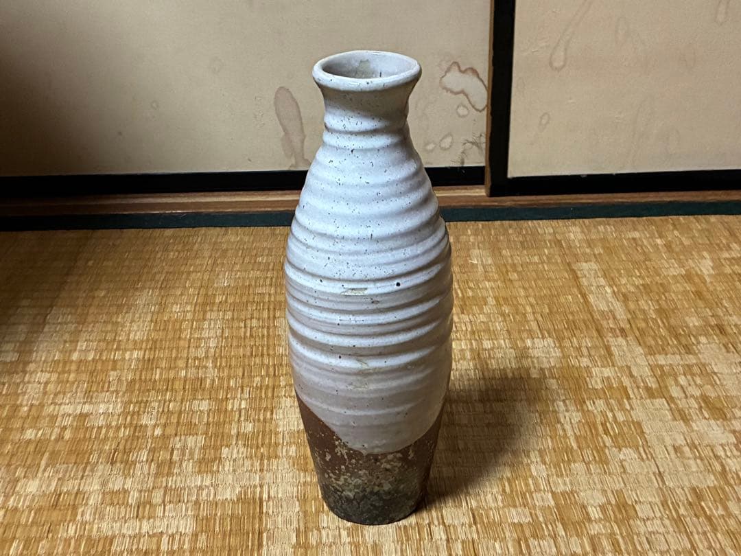 萩焼 花瓶 花入 共箱 十一代 田原陶兵衛