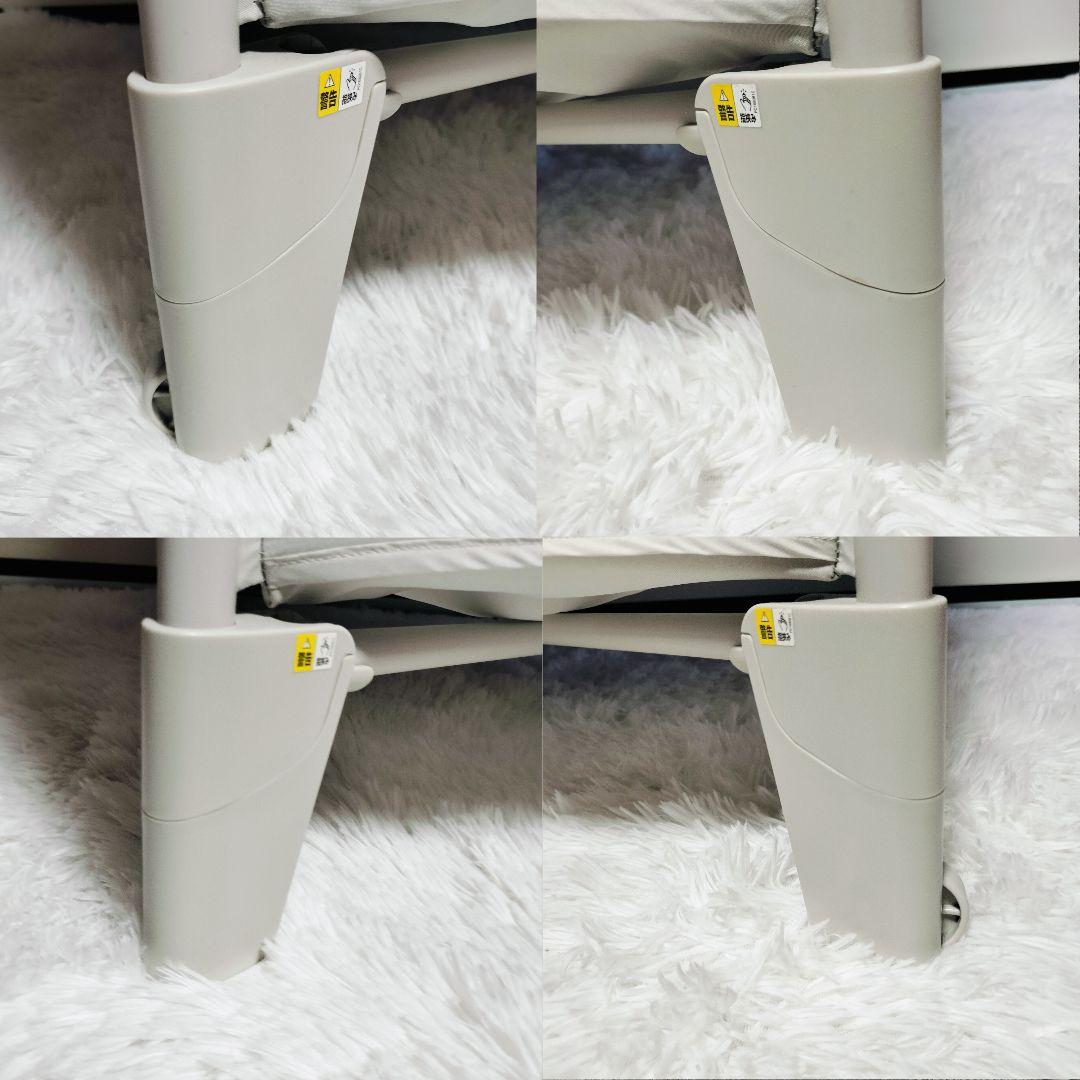 美品 Aprica ココネルエアー ベビーベッド アップリカ 折り畳み 収納袋付