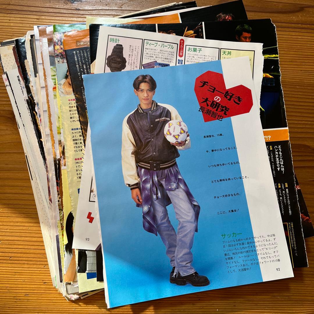 TOKIO 雑誌　切り抜き　セット。長瀬智也とバラ多め。No.2 大量。平家派