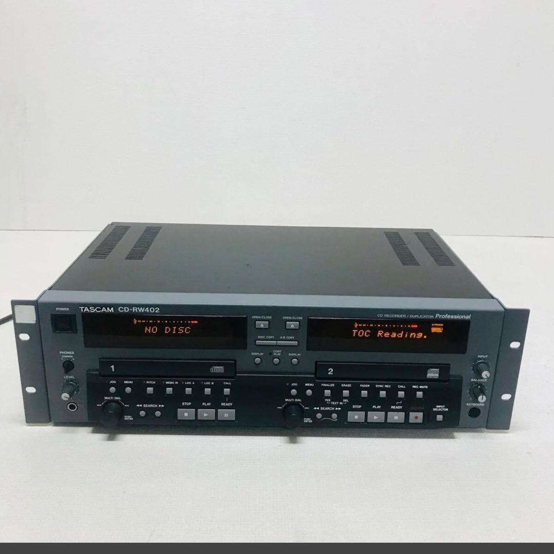 【美品】TASCAM CD-RW402 CDレコーダー タスカム