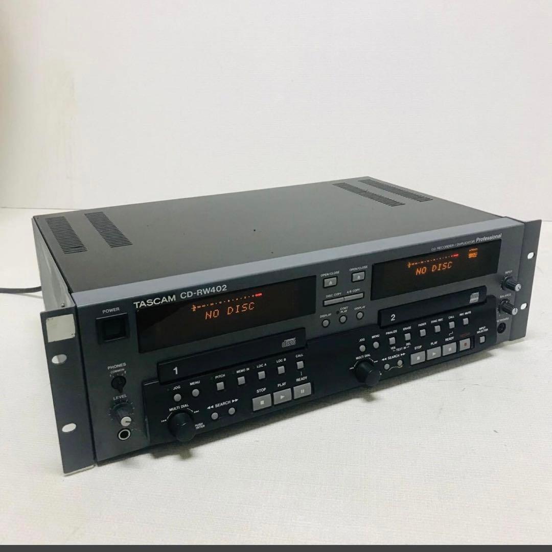 【美品】TASCAM CD-RW402 CDレコーダー タスカム