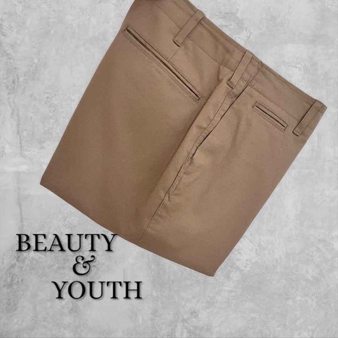 Beauty&Youth UNITED ARROWS コットンチノフレアパンツ
