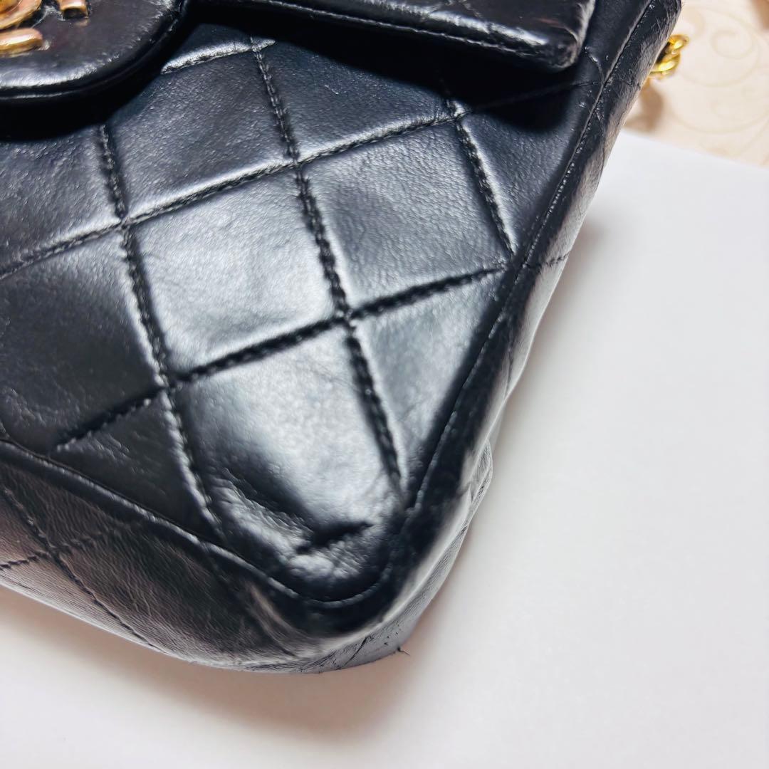 【専用】シャネル　ミニマトラッセ ラムスキン　チェーンショルダーバッグ