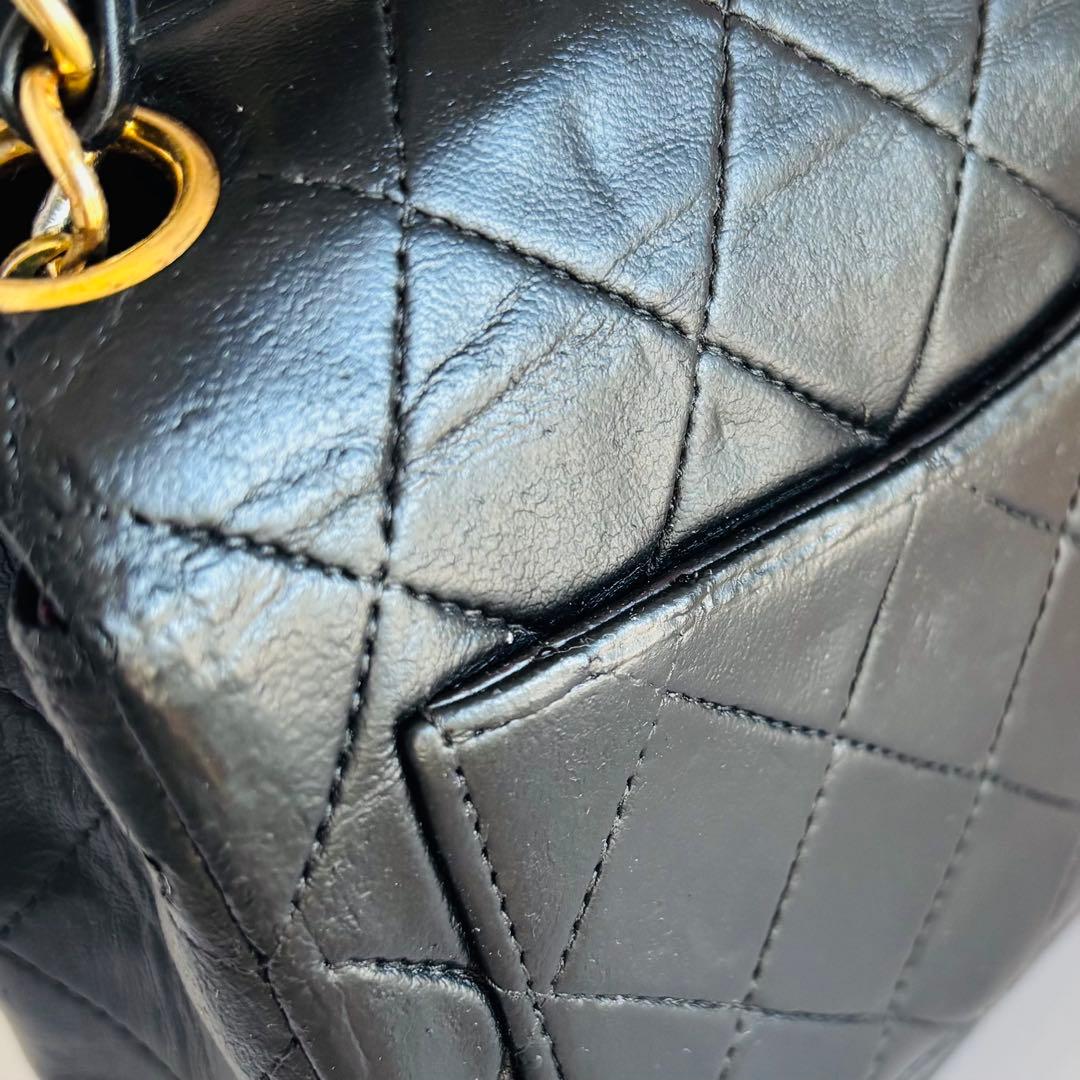 【専用】シャネル　ミニマトラッセ ラムスキン　チェーンショルダーバッグ