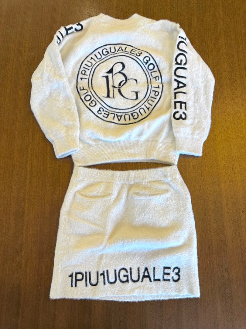 1PIU1UGUALE3 GOLF セーター/スカート/セットアップ ホワイト