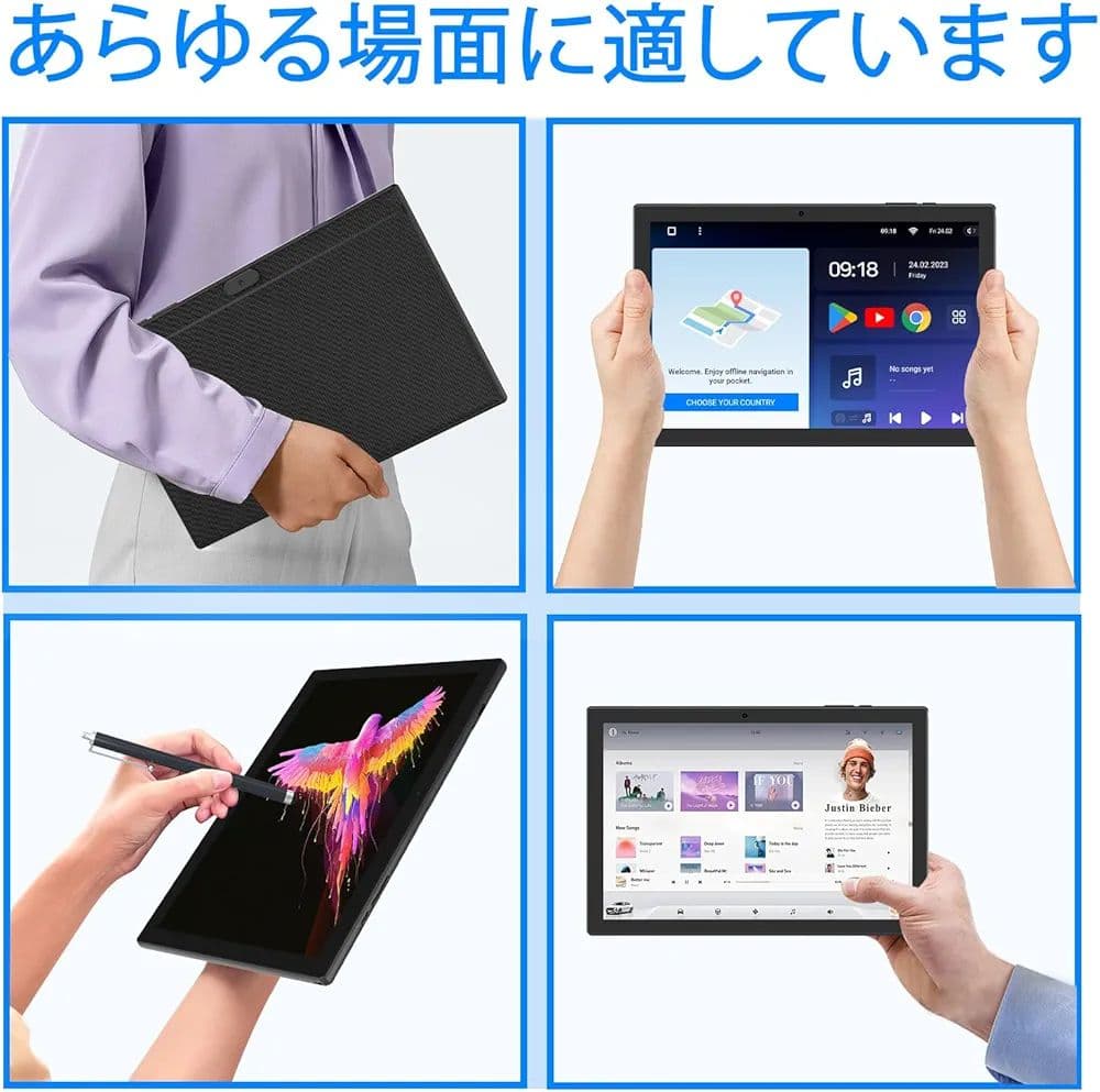 ◆新品 Android 14 タブレッ10.1インチ 4GB+8GB/64GB