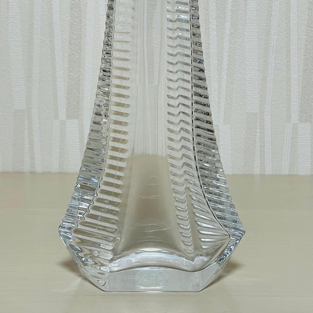 廃盤 1970s Baccarat バカラ 花瓶 フラワーベース 一輪挿し