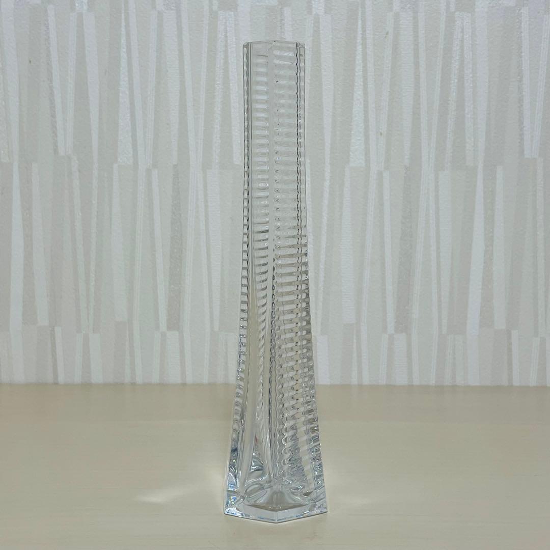 廃盤 1970s Baccarat バカラ 花瓶 フラワーベース 一輪挿し