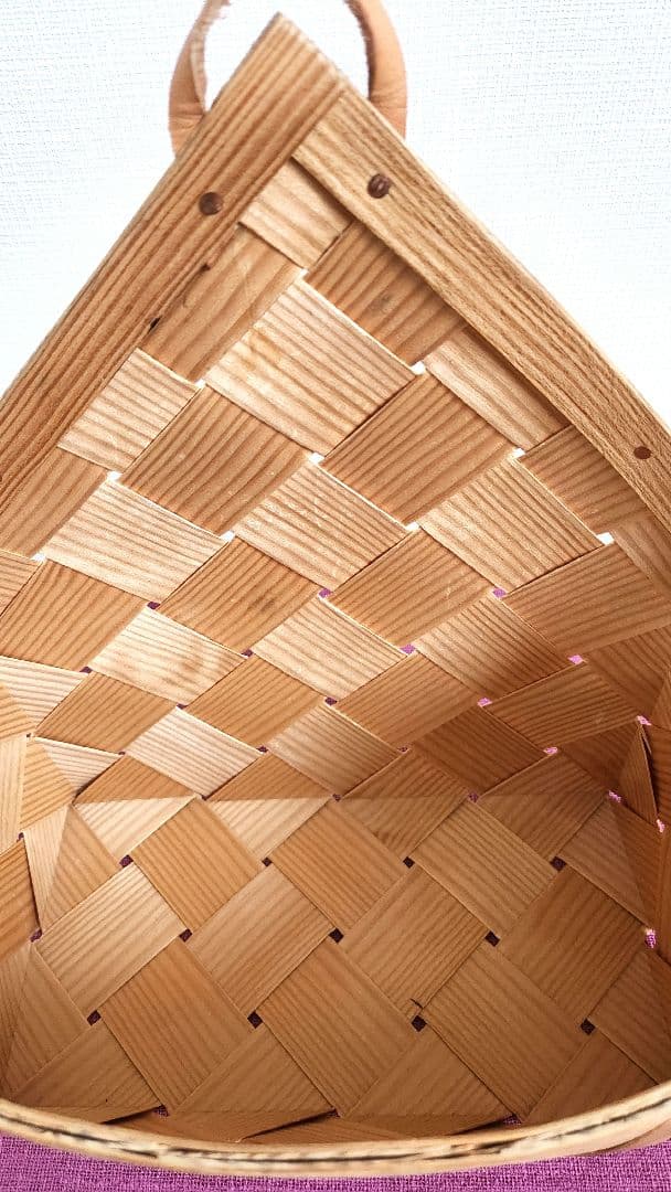 スポーンコリ spånkorg 北欧雑貨 木製かご 白樺かご