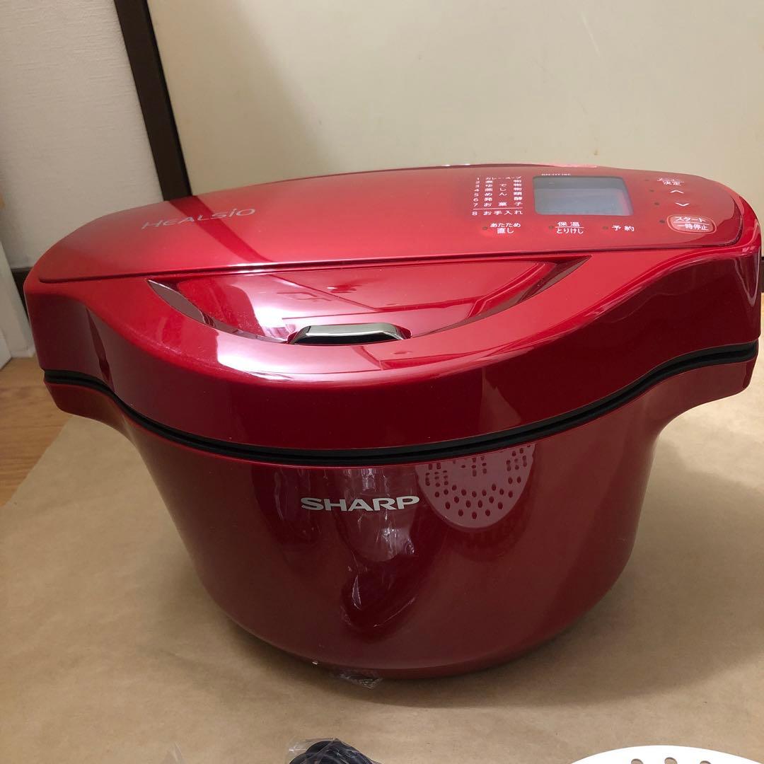 未使用　SHARP KN-HT16E-R ヘルシオ　ホットクック　 自動調理器