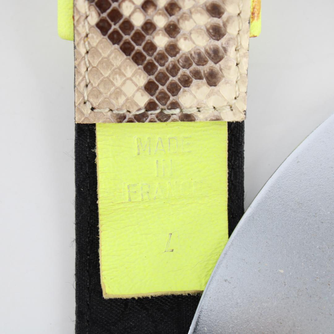 【フランス製 アクセサリー】イエロー Christian Lacroix ベルト