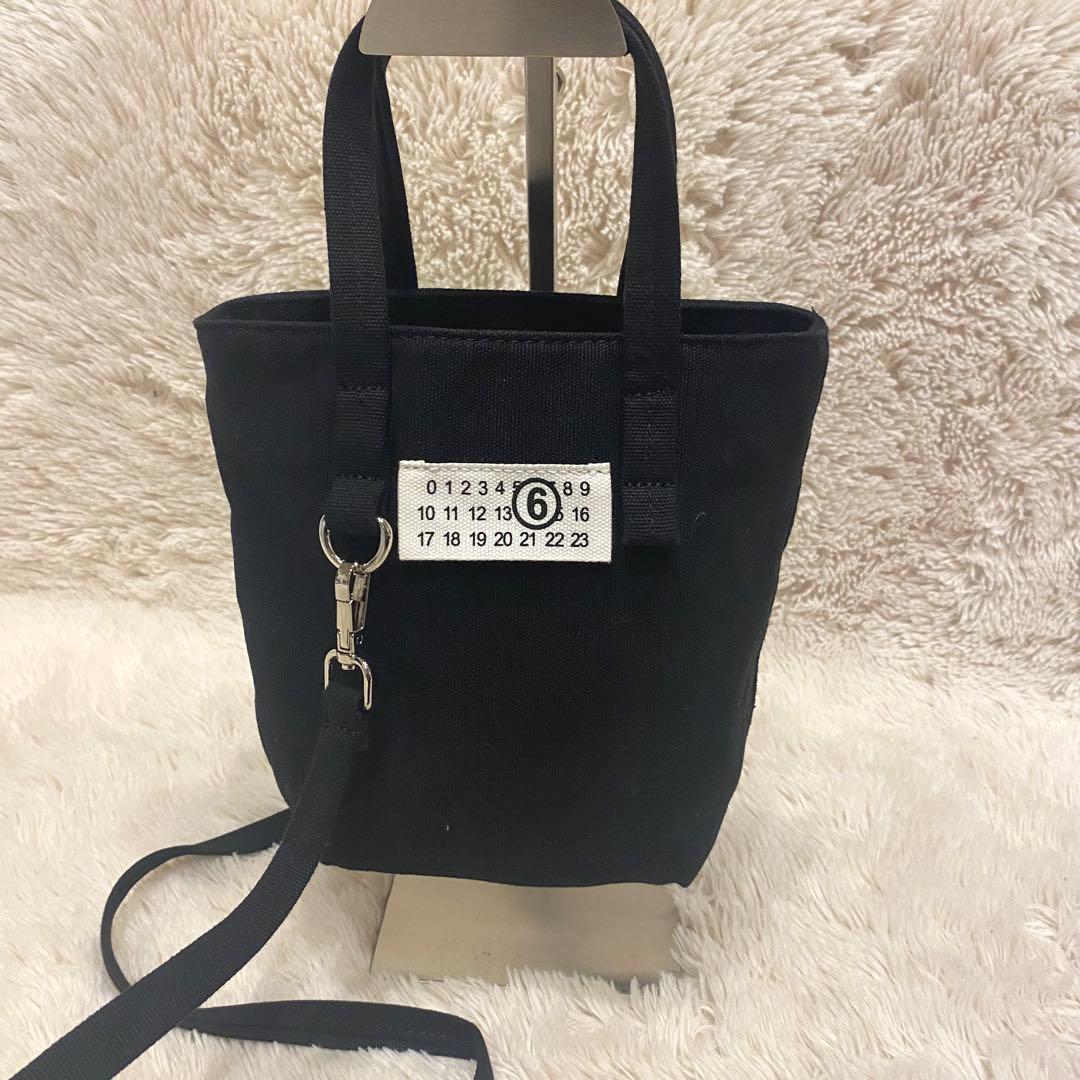 MM6 メゾンマルジェラ2way ハンドバッグトート バッグ キャンバス