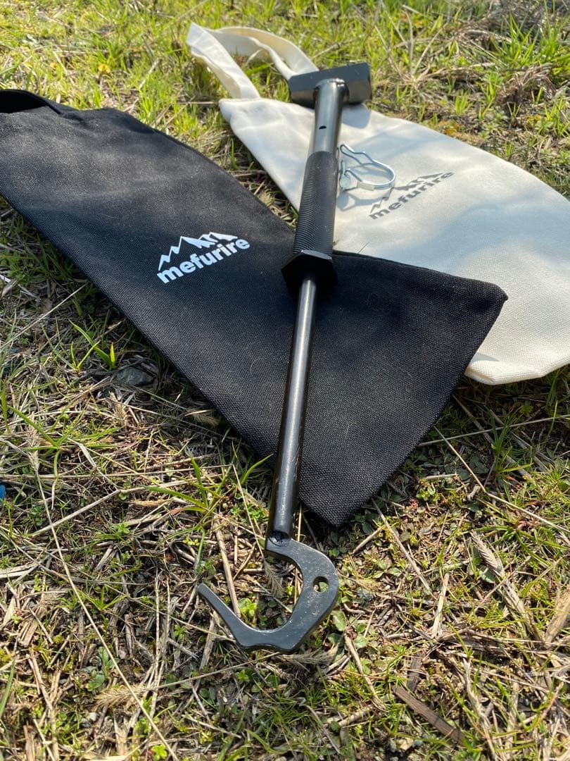 メフリレハンマー　ペグ抜き簡単！！ペグハンマー　特許申請中