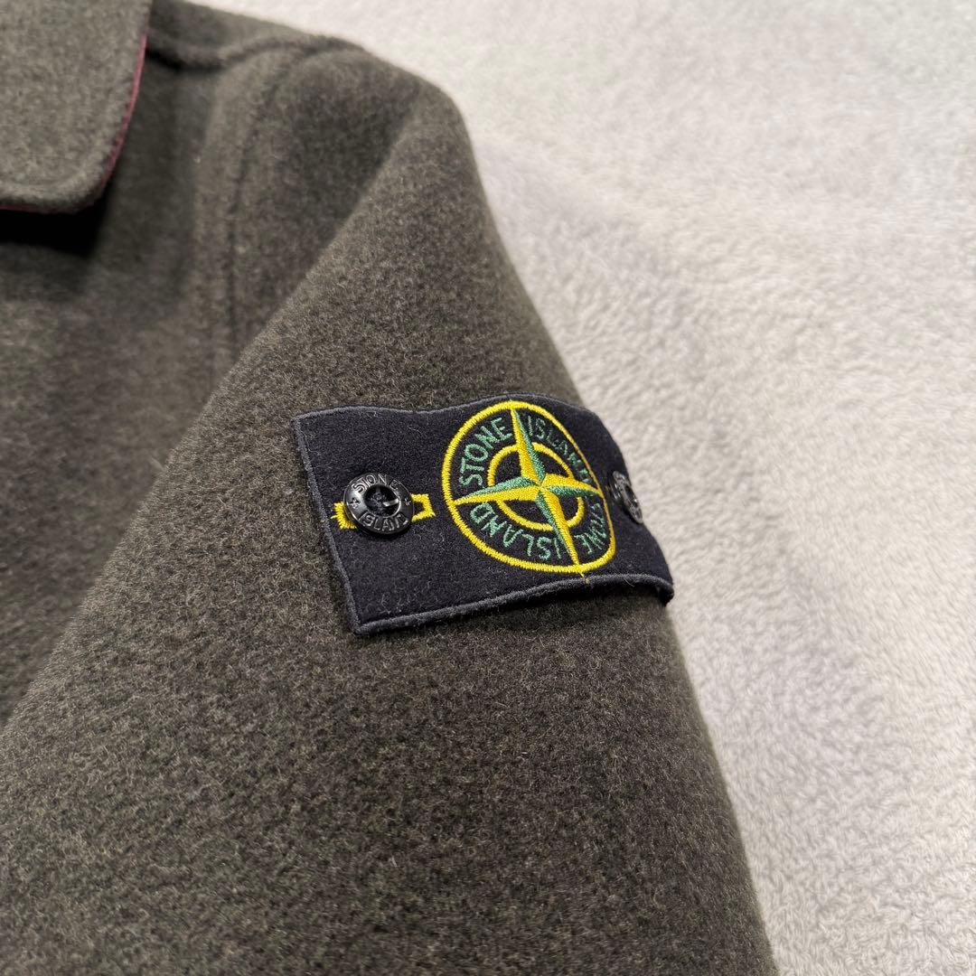 ストーンアイランド　カーキ　Pコート　Mサイズ　731541852