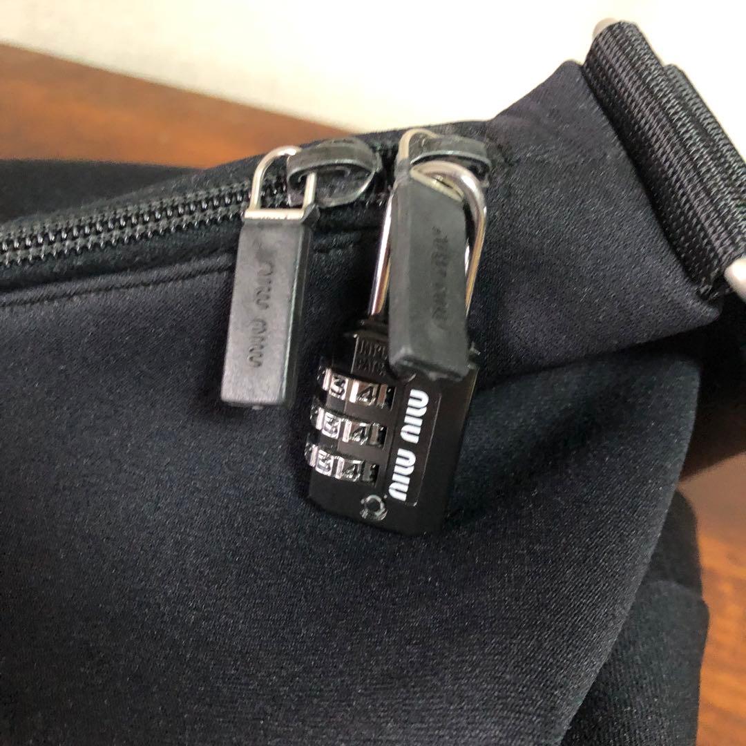 バッグ 90s miu miu shoulder bag black archive