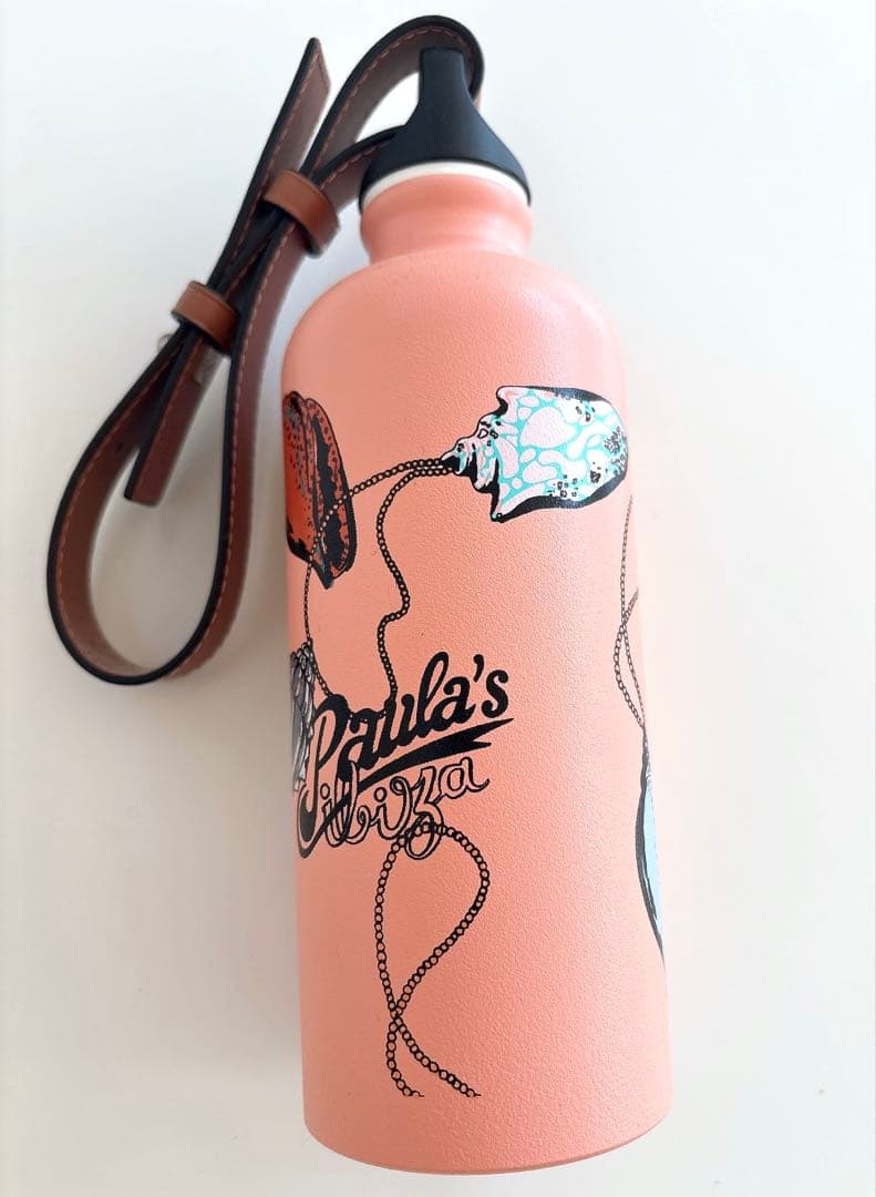 LOEWE☆SIGG アートプリント水筒 ピンク　パウライビザ