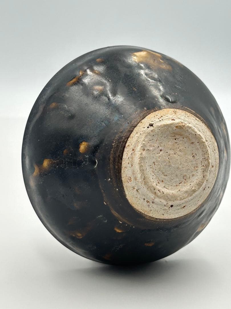 ★0009宋時代　吉州窯 玳皮天目茶碗★茶道具 茶器 唐物天目 中国美術