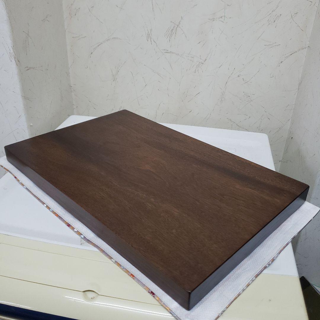 蔵出し特価黄金檀無垢材飾り台 44×28×3cm重さ1,5kgくらい